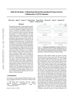 InfiCoEvalChain: A Blockchain-Based Decentralized Framework for Collaborative LLM Evaluation