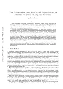 When Evaluation Becomes a Side Channel: Regime Leakage and Structural Mitigations for Alignment Assessment