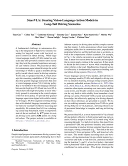 SteerVLA: Steering Vision-Language-Action Models in Long-Tail Driving Scenarios