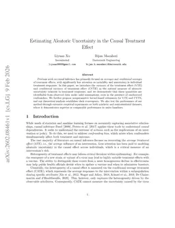 Estimating Aleatoric Uncertainty in the Causal Treatment Effect