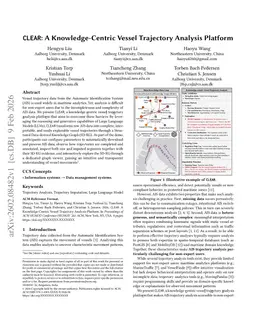 CLEAR: A Knowledge-Centric Vessel Trajectory Analysis Platform