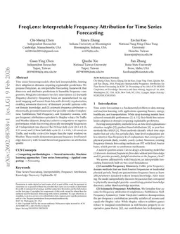FreqLens: Interpretable Frequency Attribution for Time Series Forecasting