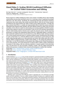 Omni-Video 2: Scaling MLLM-Conditioned Diffusion for Unified Video Generation and Editing