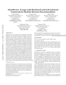 OmniReview: A Large-scale Benchmark and LLM-enhanced Framework for Realistic Reviewer Recommendation