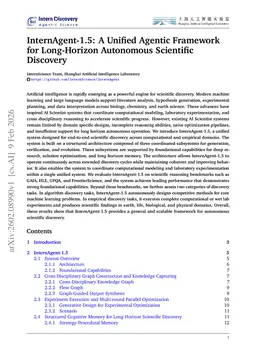 InternAgent-1.5: A Unified Agentic Framework for Long-Horizon Autonomous Scientific Discovery