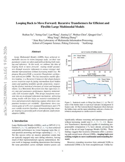 Looping Back to Move Forward: Recursive Transformers for Efficient and Flexible Large Multimodal Models