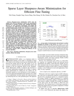 Sparse Layer Sharpness-Aware Minimization for Efficient Fine-Tuning