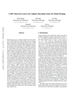 LARV: Data-Free Layer-wise Adaptive Rescaling Veneer for Model Merging