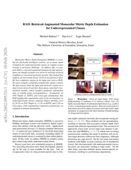 RAD: Retrieval-Augmented Monocular Metric Depth Estimation for Underrepresented Classes