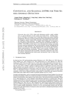 Contextual and Seasonal LSTMs for Time Series Anomaly Detection