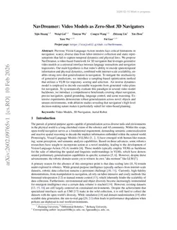 NavDreamer: Video Models as Zero-Shot 3D Navigators