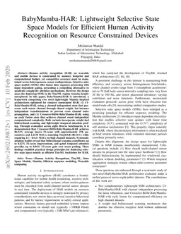 BabyMamba-HAR: Lightweight Selective State Space Models for Efficient Human Activity Recognition on Resource Constrained Devices