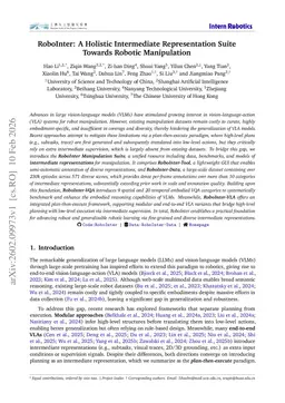 RoboInter: A Holistic Intermediate Representation Suite Towards Robotic Manipulation