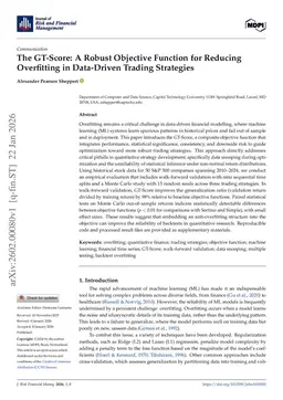 The GT-Score: A Robust Objective Function for Reducing Overfitting in Data-Driven Trading Strategies