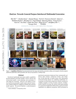 DuoGen: Towards General Purpose Interleaved Multimodal Generation