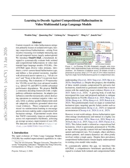 Learning to Decode Against Compositional Hallucination in Video Multimodal Large Language Models