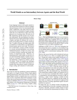 World Models as an Intermediary between Agents and the Real World