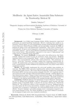 MedBeads: An Agent-Native, Immutable Data Substrate for Trustworthy Medical AI