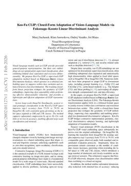 Koo-Fu CLIP: Closed-Form Adaptation of Vision-Language Models via Fukunaga-Koontz Linear Discriminant Analysis