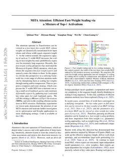 MiTA Attention: Efficient Fast-Weight Scaling via a Mixture of Top-k Activations