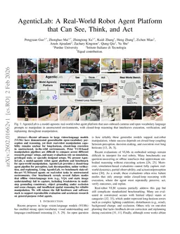 AgenticLab: A Real-World Robot Agent Platform that Can See, Think, and Act