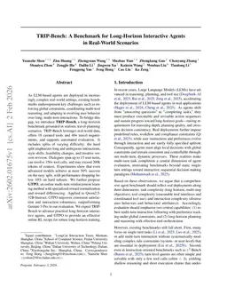 TRIP-Bench: A Benchmark for Long-Horizon Interactive Agents in Real-World Scenarios