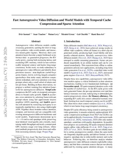 Fast Autoregressive Video Diffusion and World Models with Temporal Cache Compression and Sparse Attention