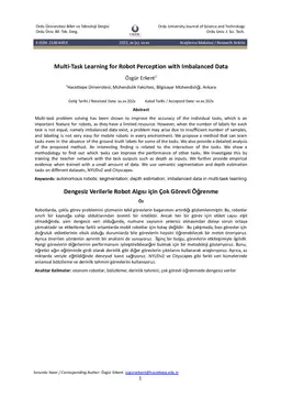 Multi-Task Learning for Robot Perception with Imbalanced Data