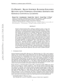 FlyPrompt: Brain-Inspired Random-Expanded Routing with Temporal-Ensemble Experts for General Continual Learning