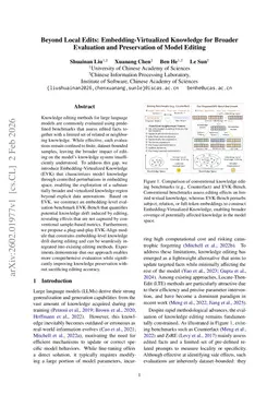 Beyond Local Edits: Embedding-Virtualized Knowledge for Broader Evaluation and Preservation of Model Editing