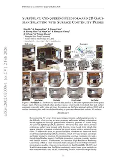 SurfSplat: Conquering Feedforward 2D Gaussian Splatting with Surface Continuity Priors