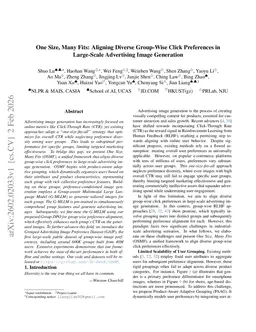 One Size, Many Fits: Aligning Diverse Group-Wise Click Preferences in Large-Scale Advertising Image Generation