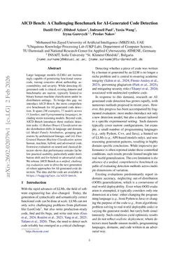 AICD Bench: A Challenging Benchmark for AI-Generated Code Detection