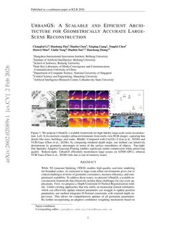 UrbanGS: A Scalable and Efficient Architecture for Geometrically Accurate Large-Scene Reconstruction