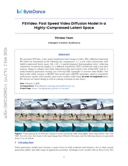FSVideo: Fast Speed Video Diffusion Model in a Highly-Compressed Latent Space