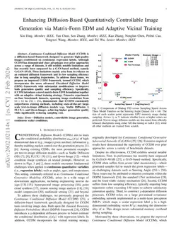 Enhancing Diffusion-Based Quantitatively Controllable Image Generation via Matrix-Form EDM and Adaptive Vicinal Training