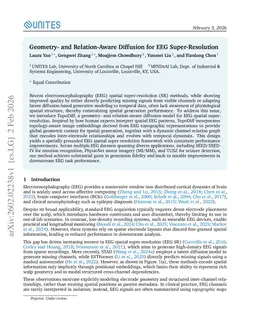 Geometry- and Relation-Aware Diffusion for EEG Super-Resolution