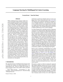 Language Steering for Multilingual In-Context Learning