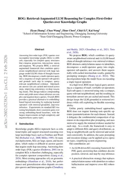 ROG: Retrieval-Augmented LLM Reasoning for Complex First-Order Queries over Knowledge Graphs