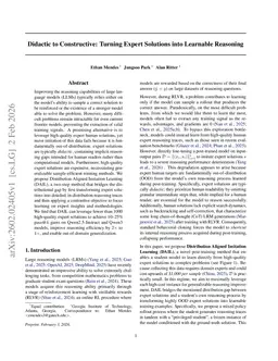 Didactic to Constructive: Turning Expert Solutions into Learnable Reasoning