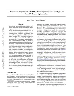 Active Causal Experimentalist (ACE): Learning Intervention Strategies via Direct Preference Optimization