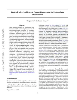 ContextEvolve: Multi-Agent Context Compression for Systems Code Optimization