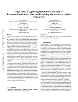 TinyGuard:A lightweight Byzantine Defense for Resource-Constrained Federated Learning via Statistical Update Fingerprints