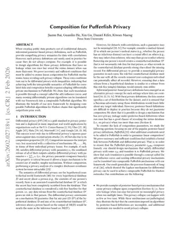 Composition for Pufferfish Privacy