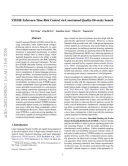 STEER: Inference-Time Risk Control via Constrained Quality-Diversity Search