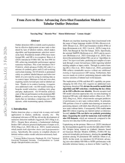 From Zero to Hero: Advancing Zero-Shot Foundation Models for Tabular Outlier Detection