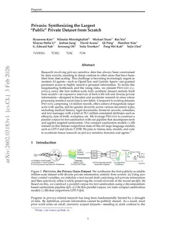 Privasis: Synthesizing the Largest "Public" Private Dataset from Scratch