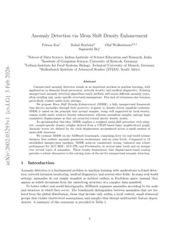 Anomaly Detection via Mean Shift Density Enhancement