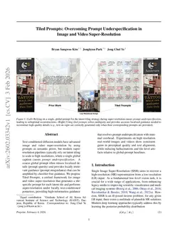 Tiled Prompts: Overcoming Prompt Underspecification in Image and Video Super-Resolution