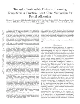 Toward a Sustainable Federated Learning Ecosystem: A Practical Least Core Mechanism for Payoff Allocation
